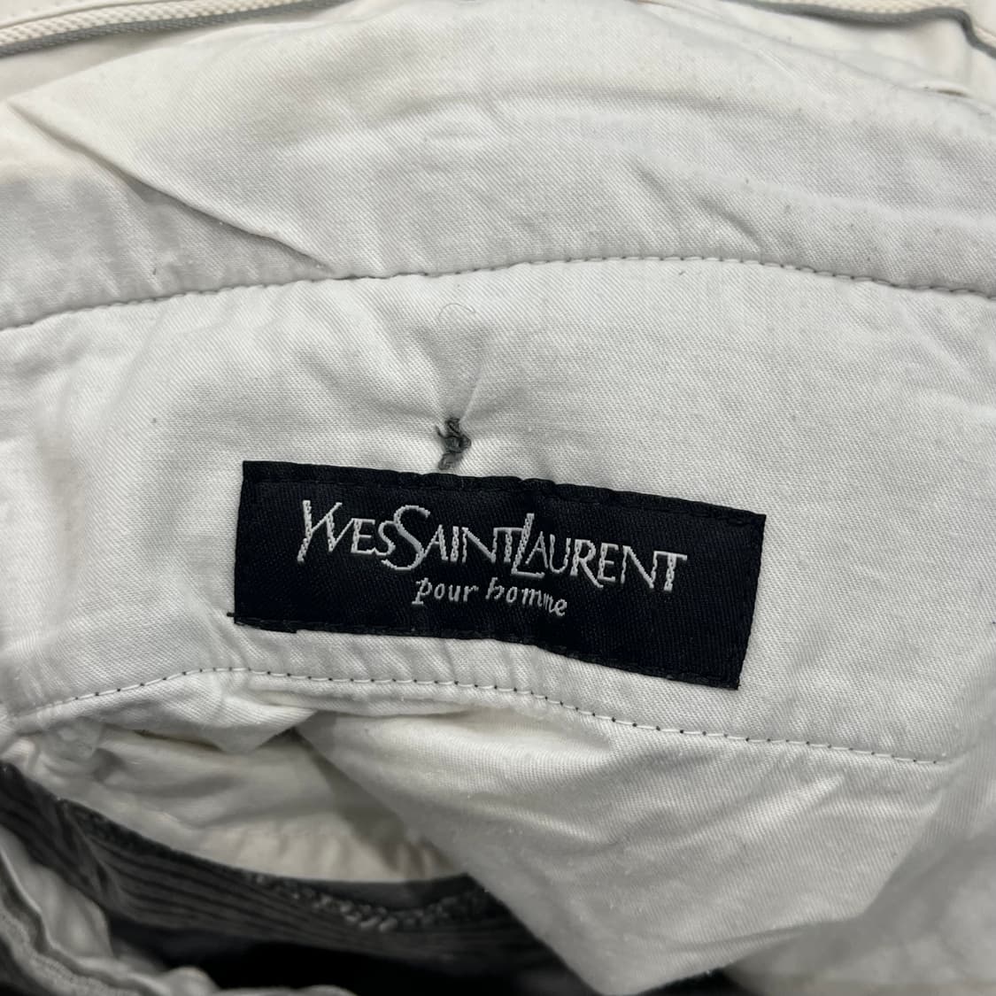 34 입생로랑 뿌르옴므 그레이 코듀로이 팬츠 상품이미지6