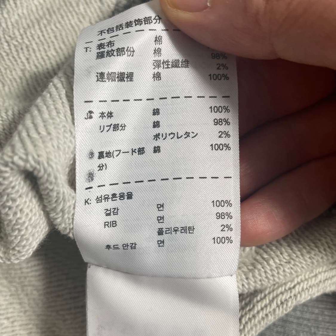 [M] 나이키 후드티 (실사이즈95-100) 상품이미지6