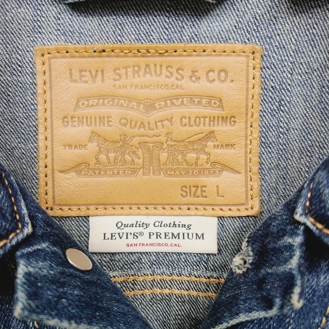 [LEVI'S] 리바이스 프리미엄 타입3 워터리스 데님 트러커 상품이미지6