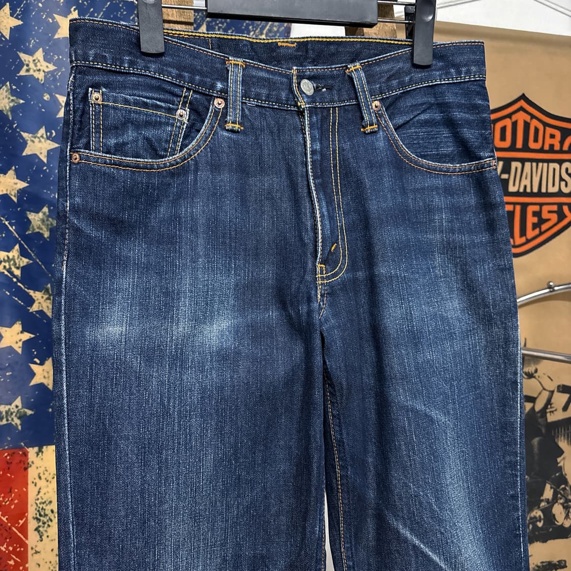00s 리바이스 재팬 702 복각모델 와이드 스트레이트 데님팬츠 N666 상품이미지3