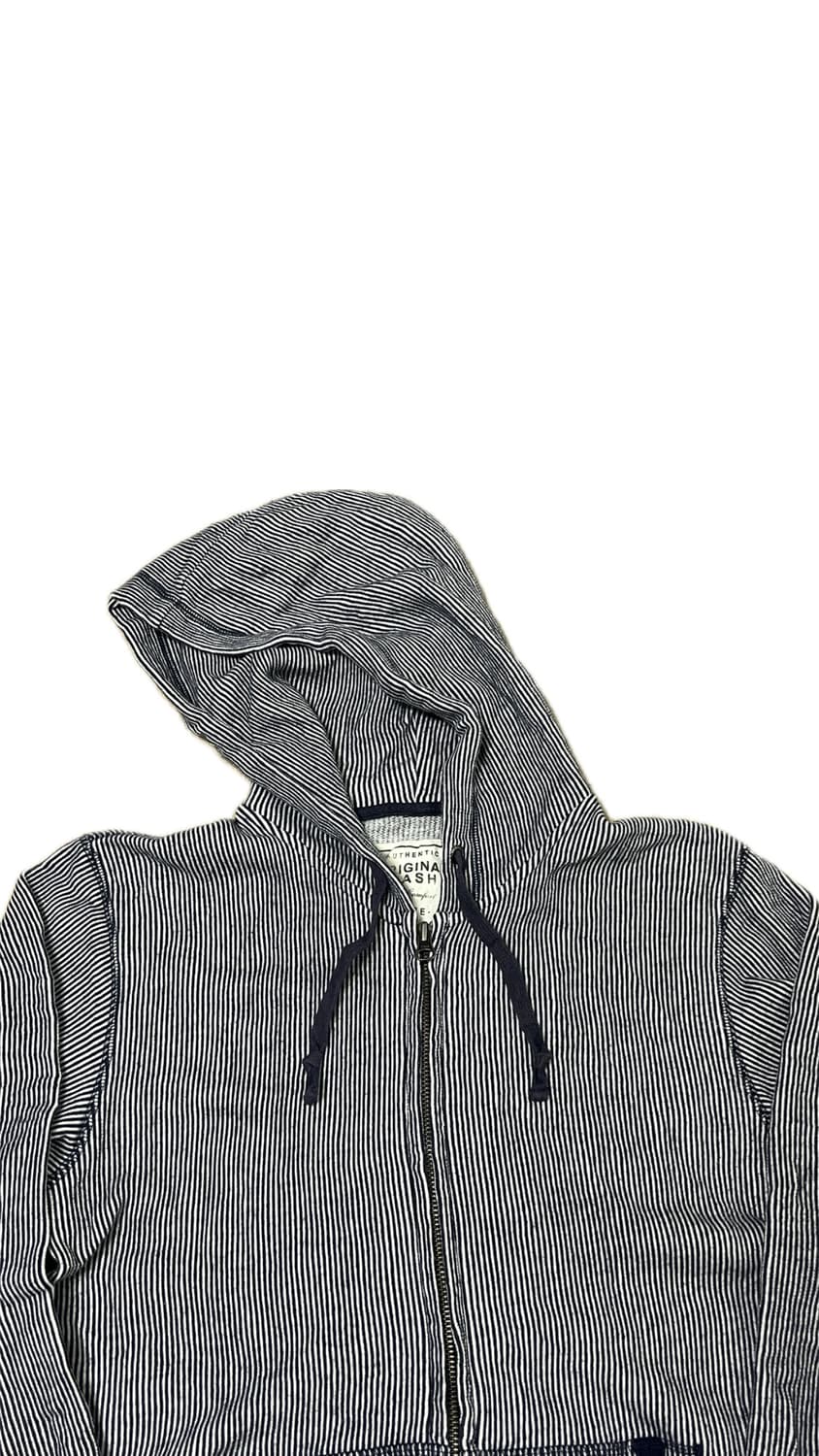 Old Uniqlo 히코리 스트라이프 후드집업 상품이미지7