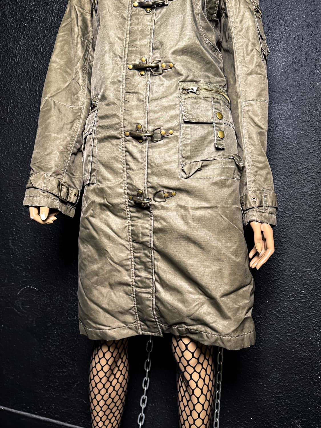 Vintage Fur Hood Long Parka 상품이미지4