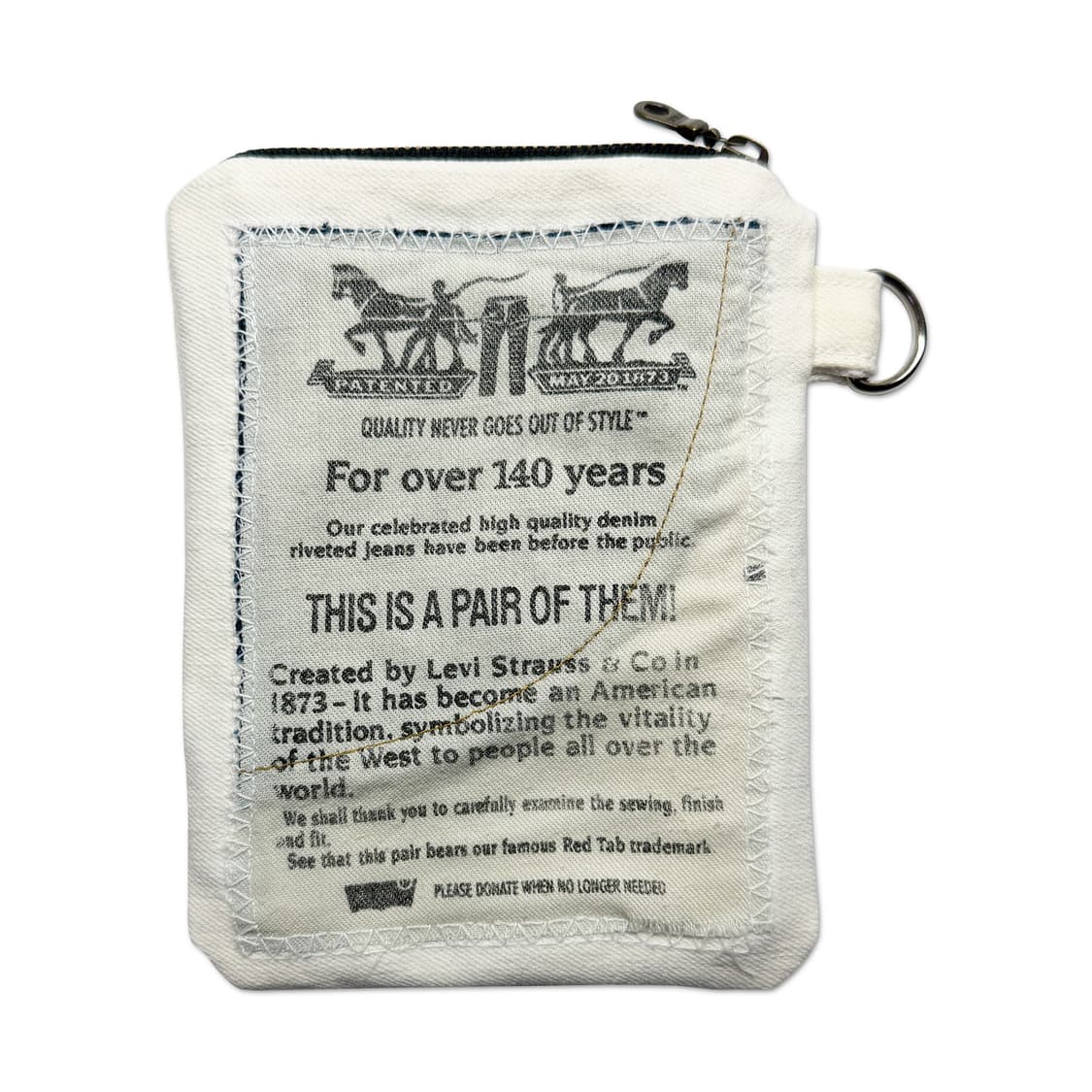 리바이스 업사이클 핸드메이드 파우치 상품이미지1