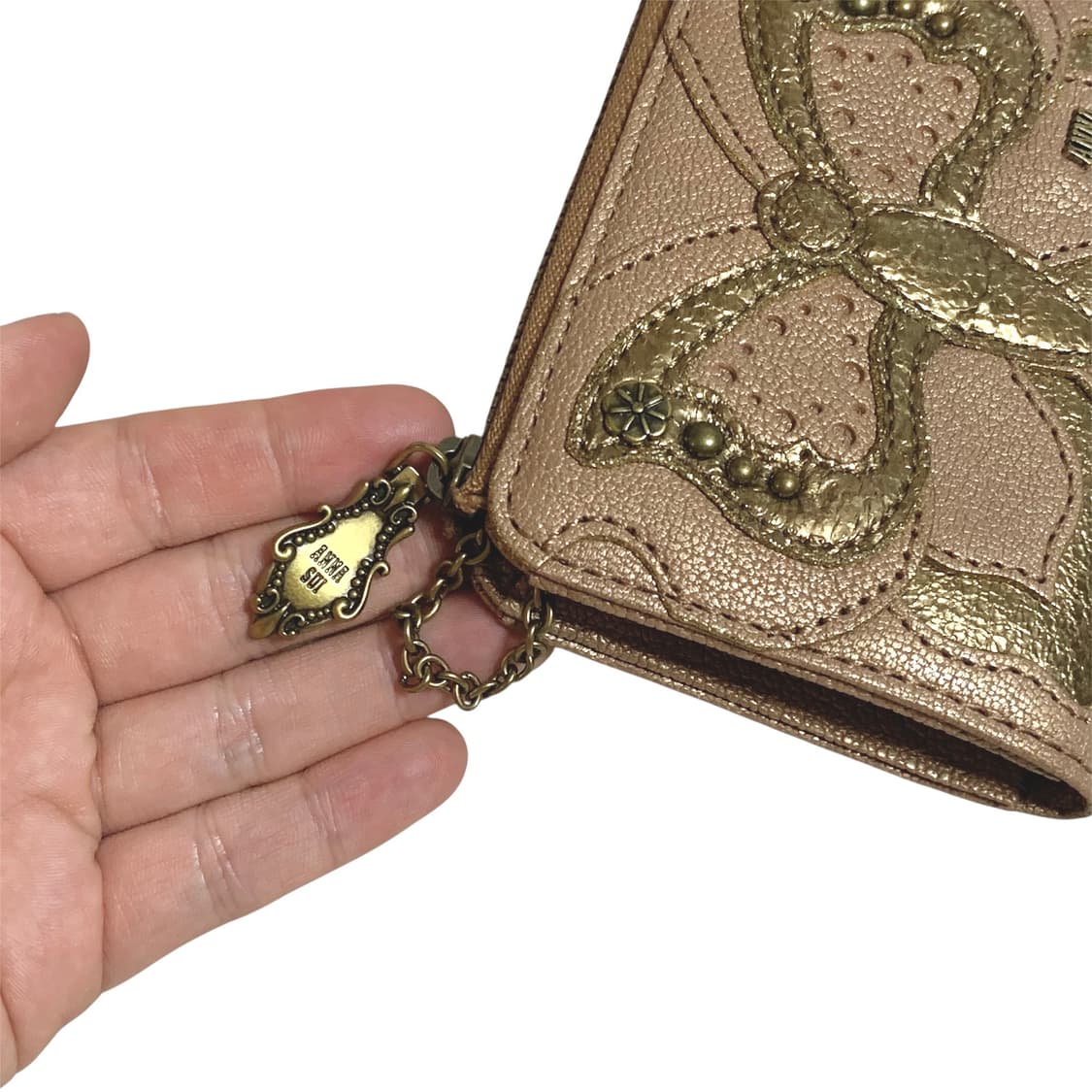 안나수이 핑크베이지 반지갑 상품이미지2