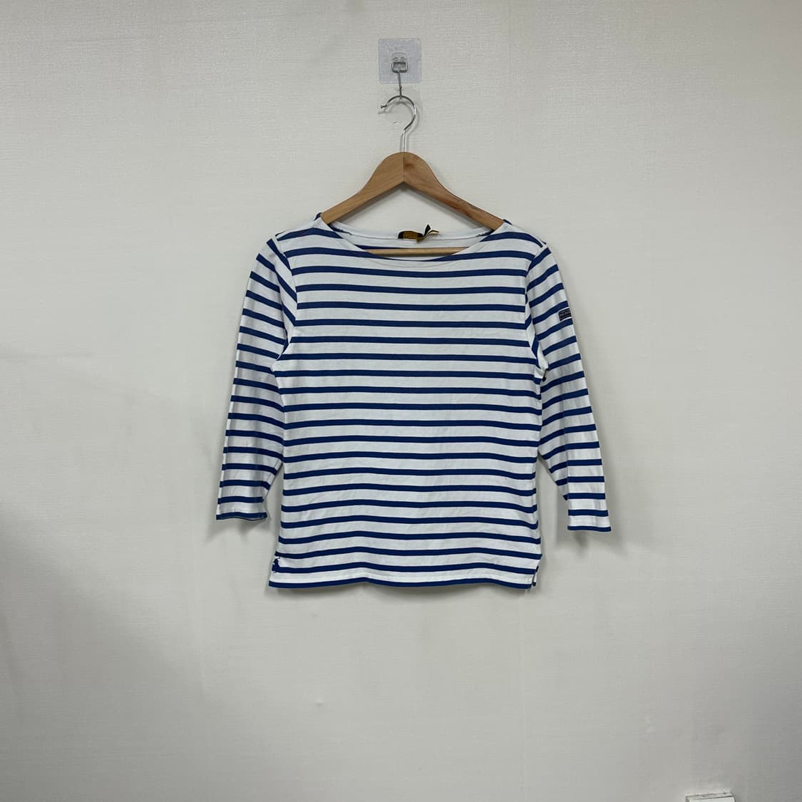 폴로 스트라이프 7부 티셔츠M 상품이미지1