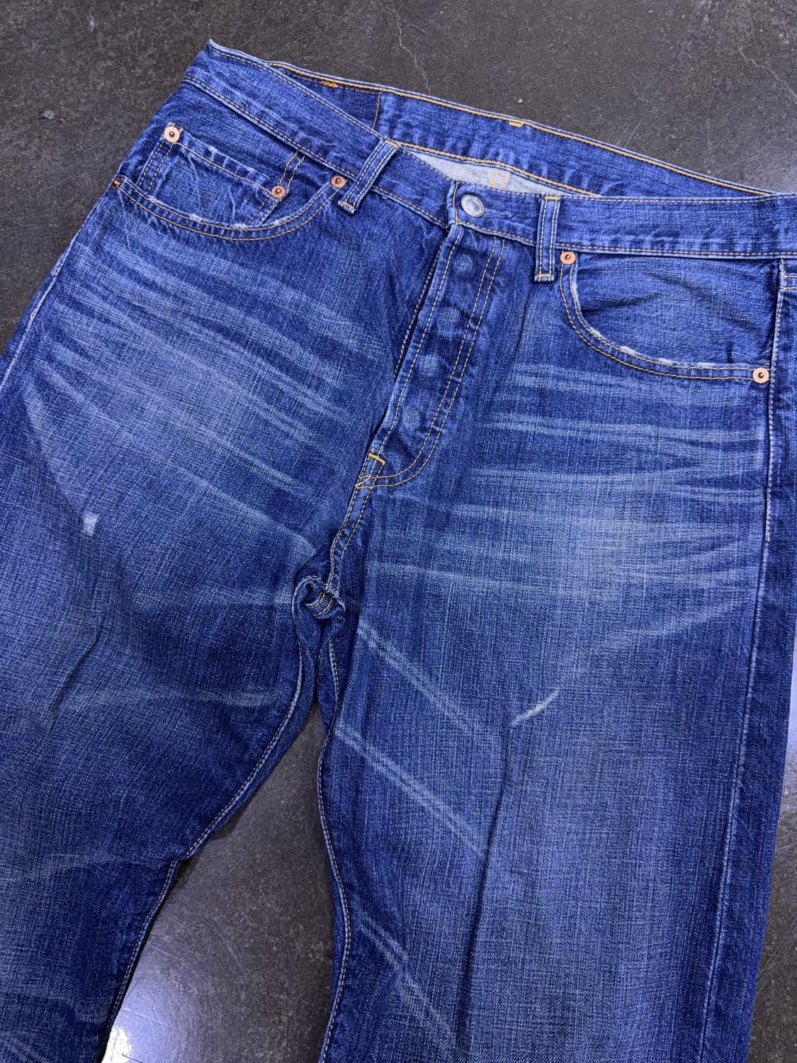 리바이스 501 레귤러핏 00's 빈티지 워싱 데님팬츠 32 상품이미지3