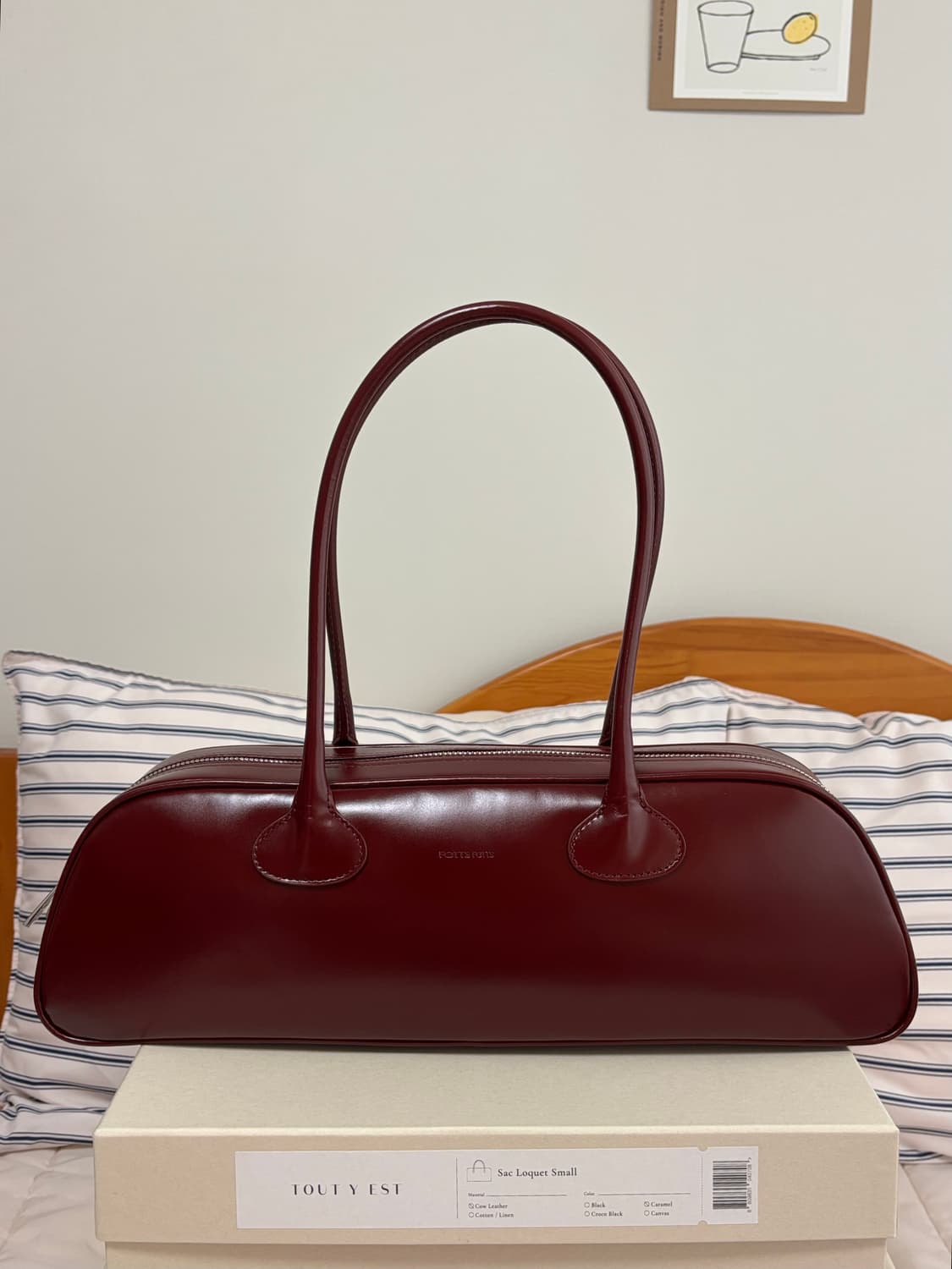 포츠포츠 볼링백 버건디 BOWLING BAG 상품이미지1