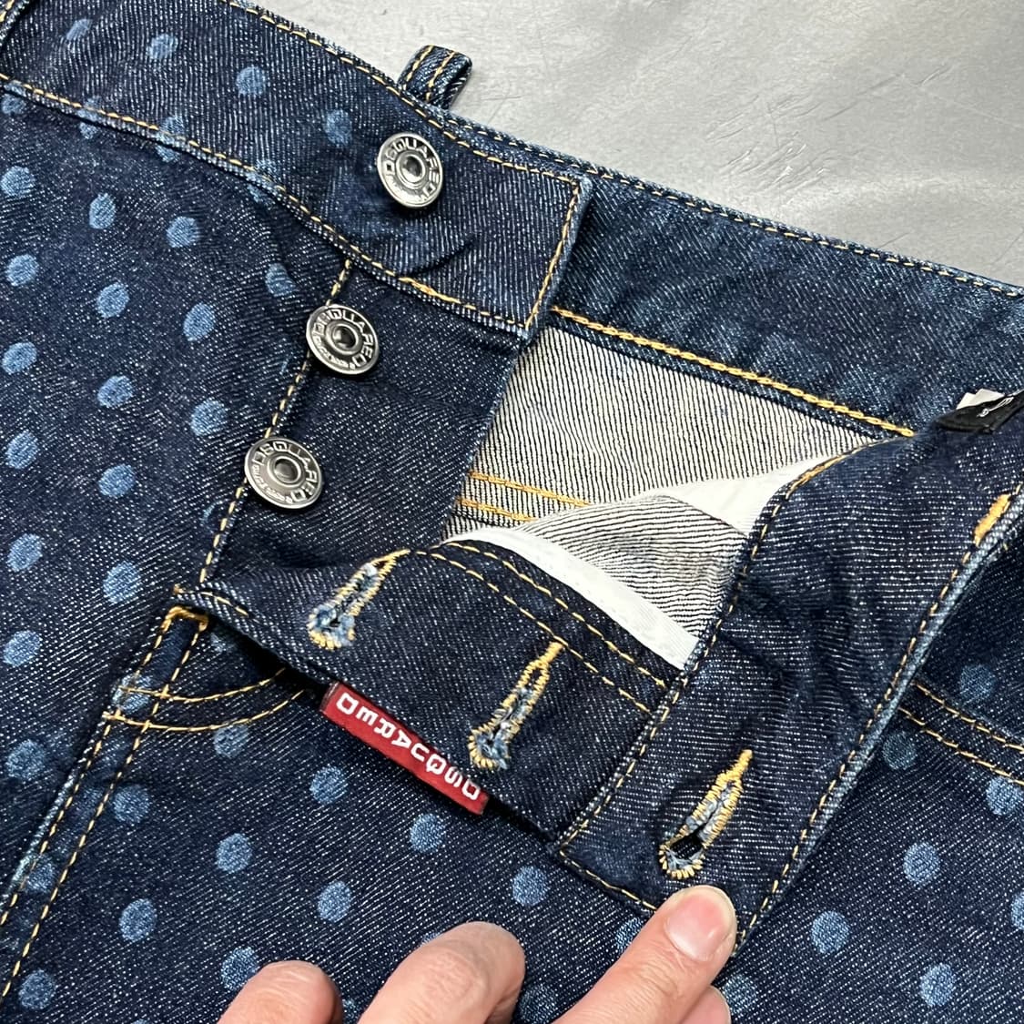  디스퀘어드2 도트 데님 스커트 y15867 상품이미지7