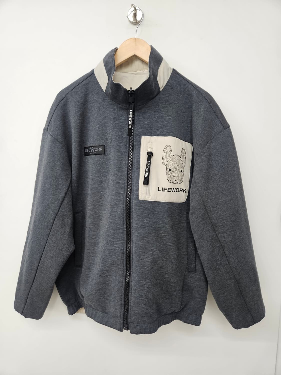 라이프워크 스트릿 불독 바람막이 남성 L (양면) 상품이미지4