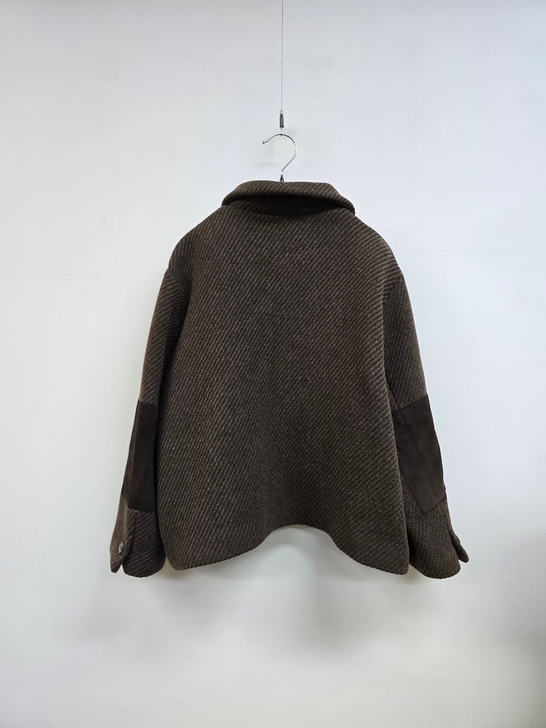 베르띠 berti 아방핏 도톰 울 스웨이드패치 자켓 상품이미지6