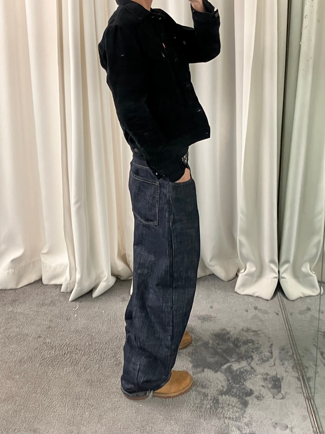 리바이스 블랙 코듀로이 트러커 자켓 M 상품이미지7