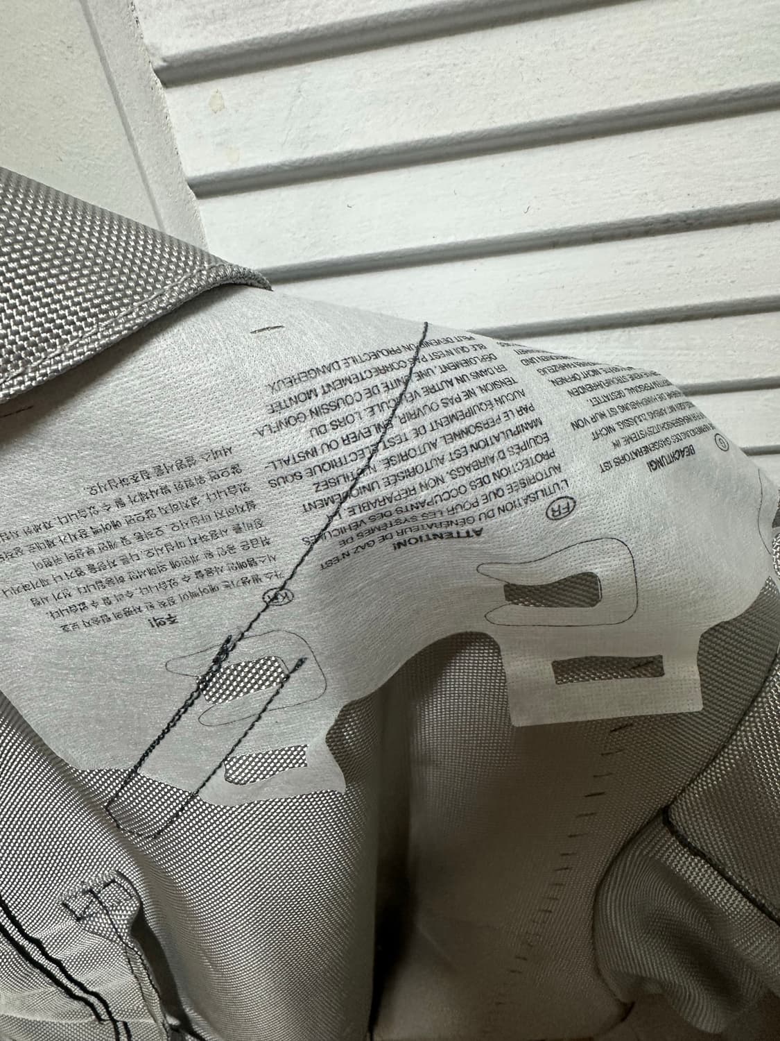 [50] 강혁 에어백 실버 봄버 패딩 자켓 상품이미지5