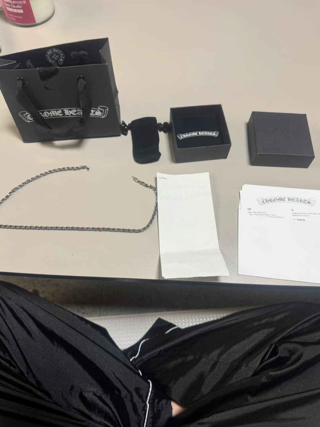 크롬하츠 페이퍼체인 20인치 상품이미지1