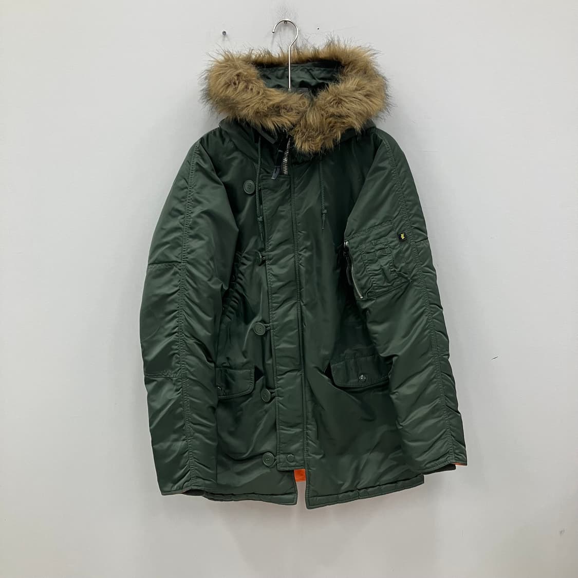 알파인더스트리 카키 N-3B 야상 파카 M 상품이미지1