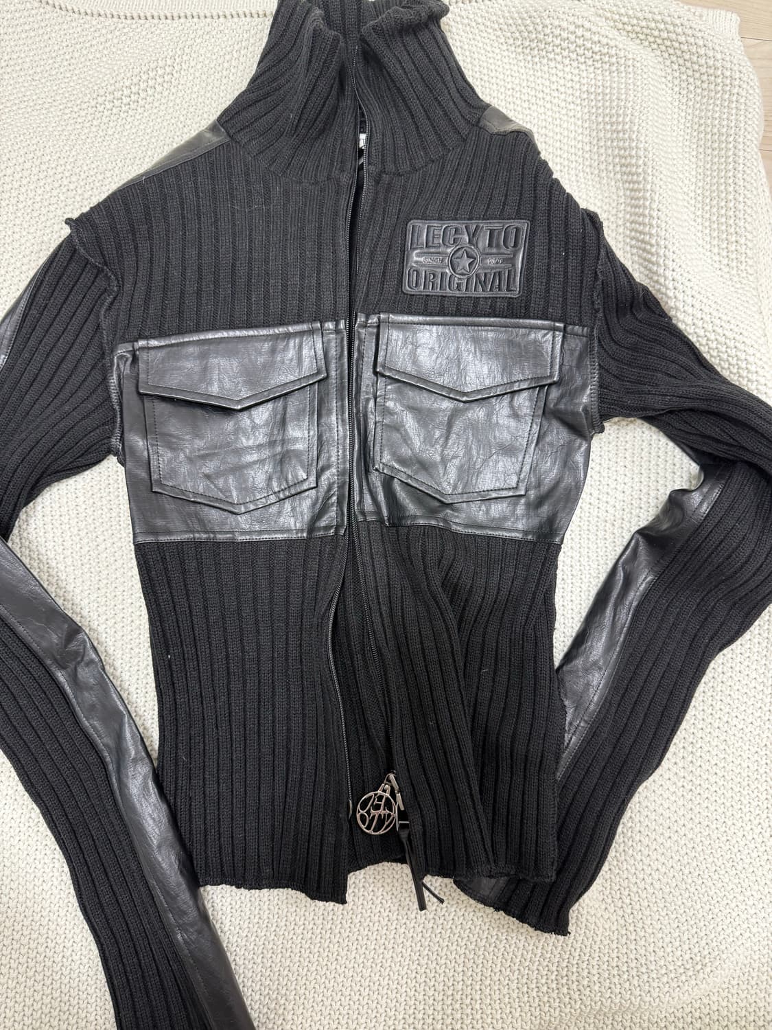 레씨토 니트 집업 새상품 상품이미지2