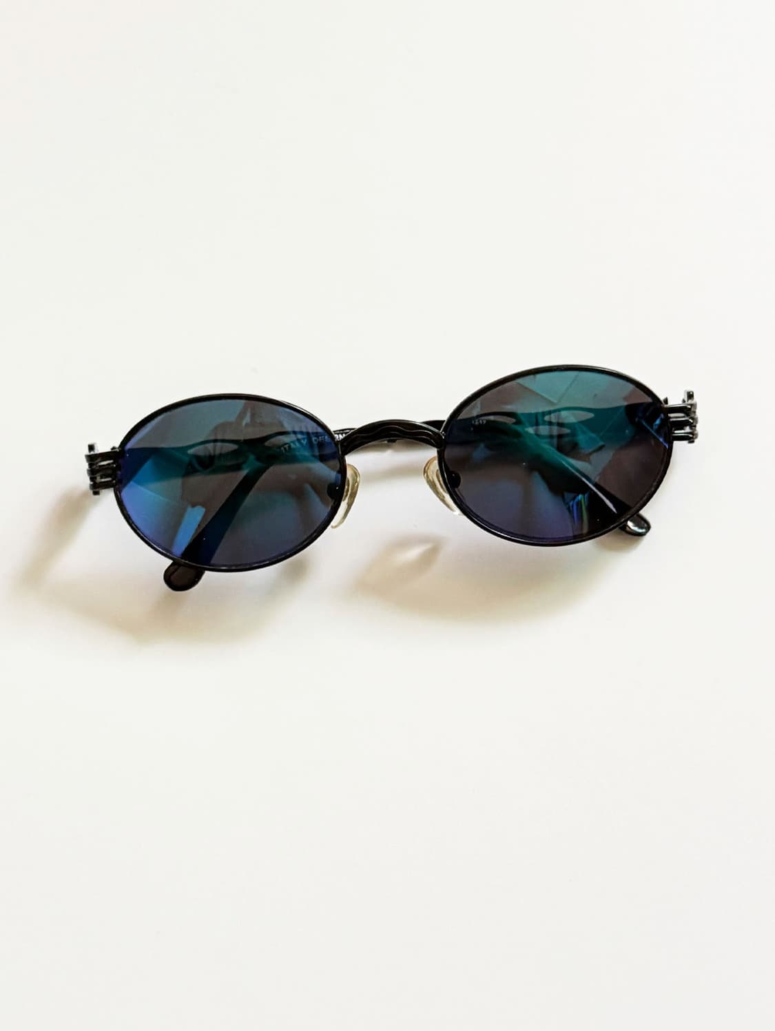 90s JOANNA 블랙 슬림 오벌 편광렌즈 빈티지 선글라스 상품이미지2