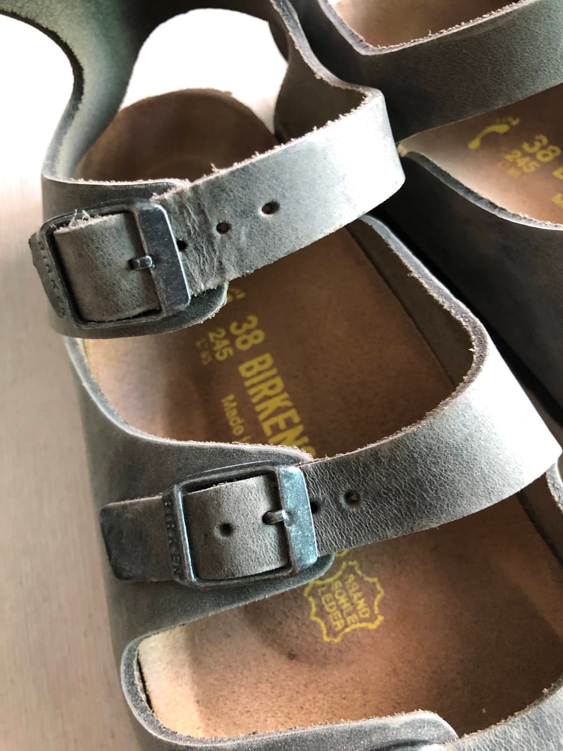 버켄스탁 아테네 글레디에이터 샌들 그레이 245 상품이미지2