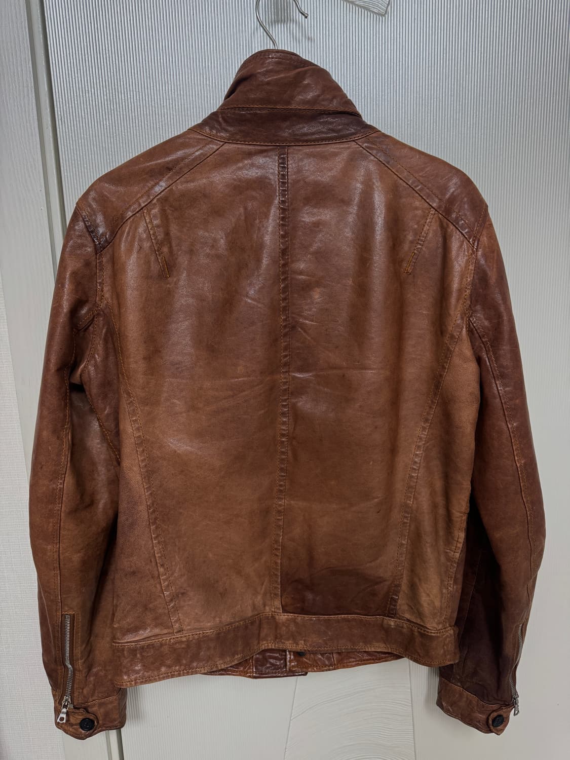 닐바렛 버팔로 레더자켓 xs 상품이미지4