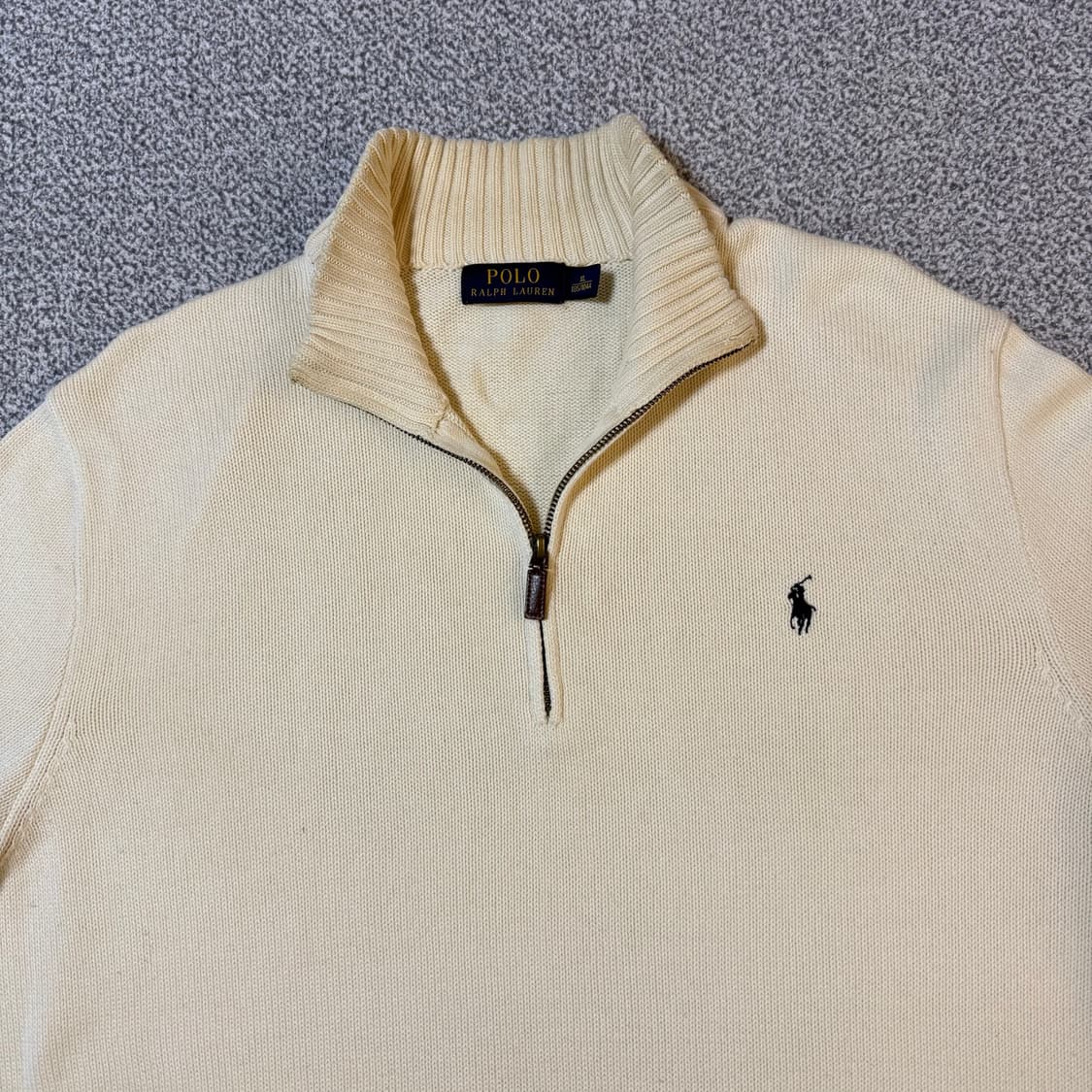 폴로 랄프로렌 반집업 니트 XL 상품이미지4