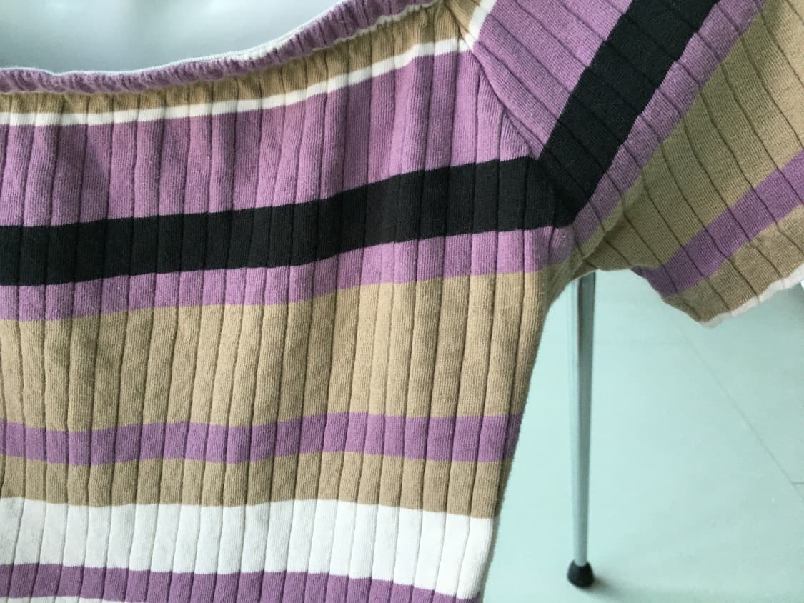 stripe rib knit top 상품이미지6