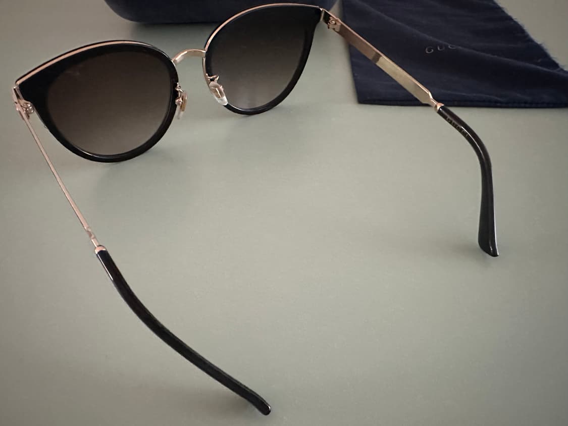 구찌 선글라스 블랙 골드 라인 상품이미지7