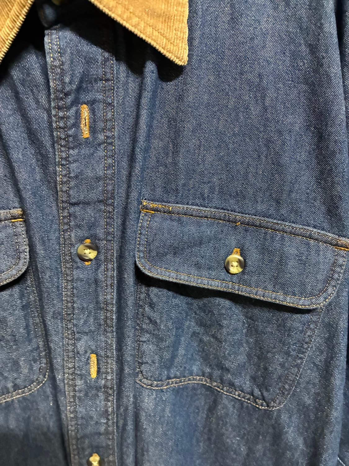 [새상품] 빈티지 데님 셔츠 L/100 상품이미지2