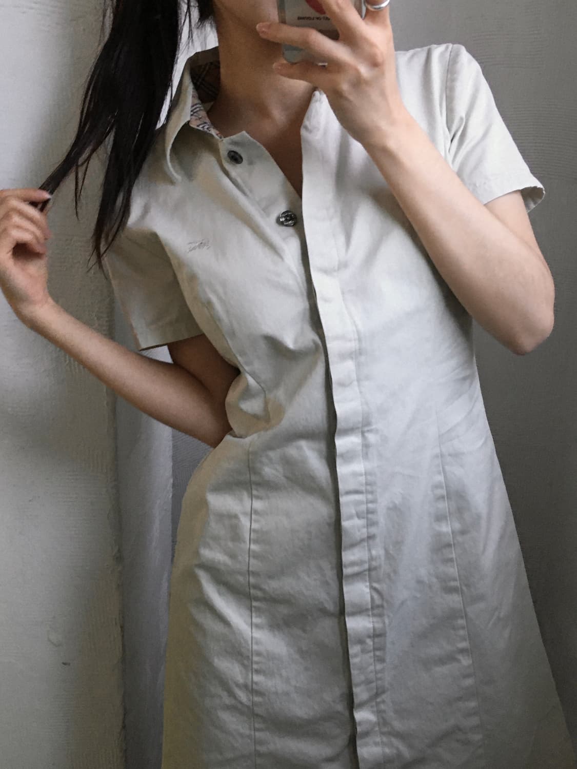 Burberry 버버리 블루라벨 베이지 원피스 상품이미지2