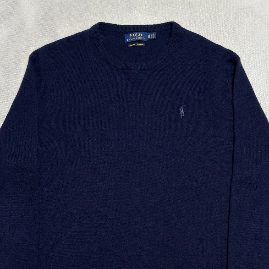 XL 폴로랄프로렌 네이비 캐시미어 니트 상품이미지1