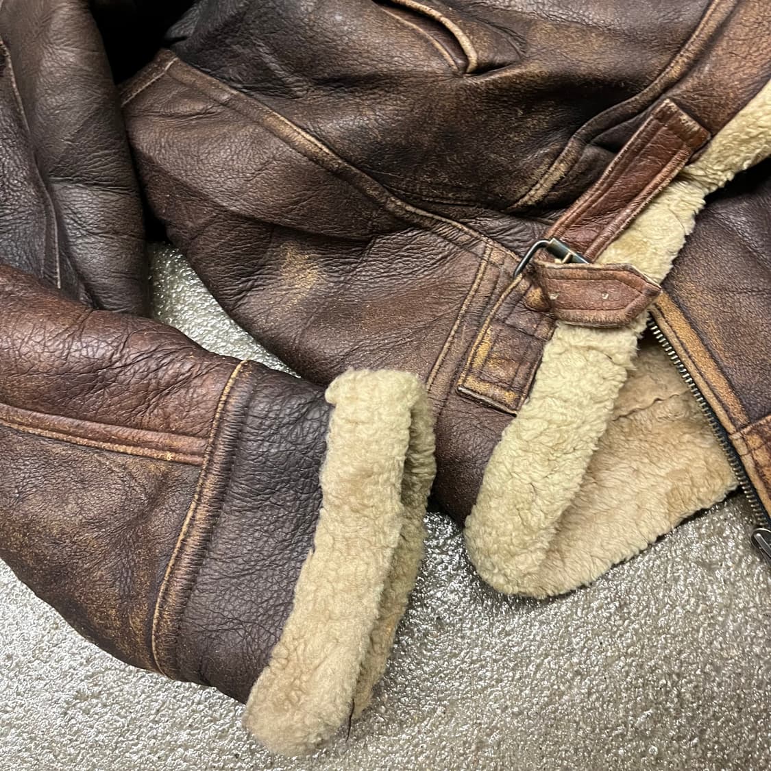 빈티지 B-3 양가죽 무스탕 (105) 상품이미지4