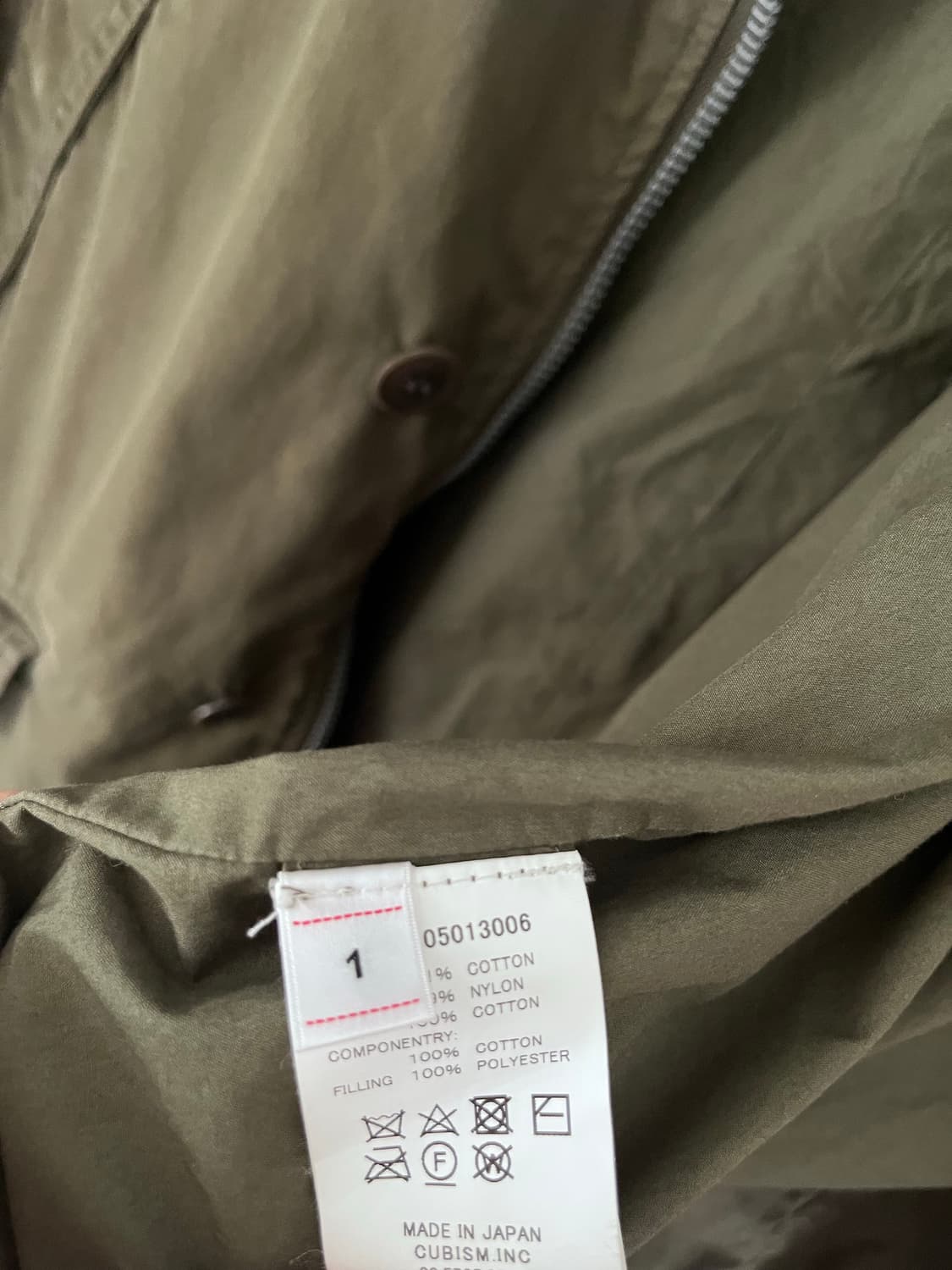 visvim 20ss patterson overcoat olive 상품이미지5