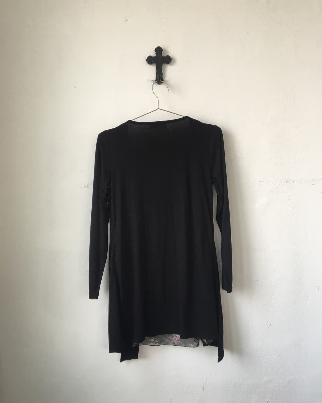 Rosa cheri flower pattern layered sleeve 상품이미지3