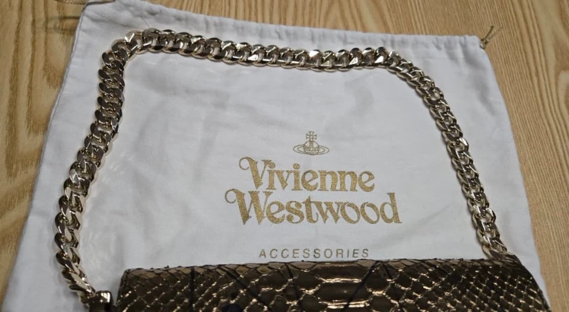 (새상품) 비비안웨스트우드 뱀피 체인백 상품이미지2
