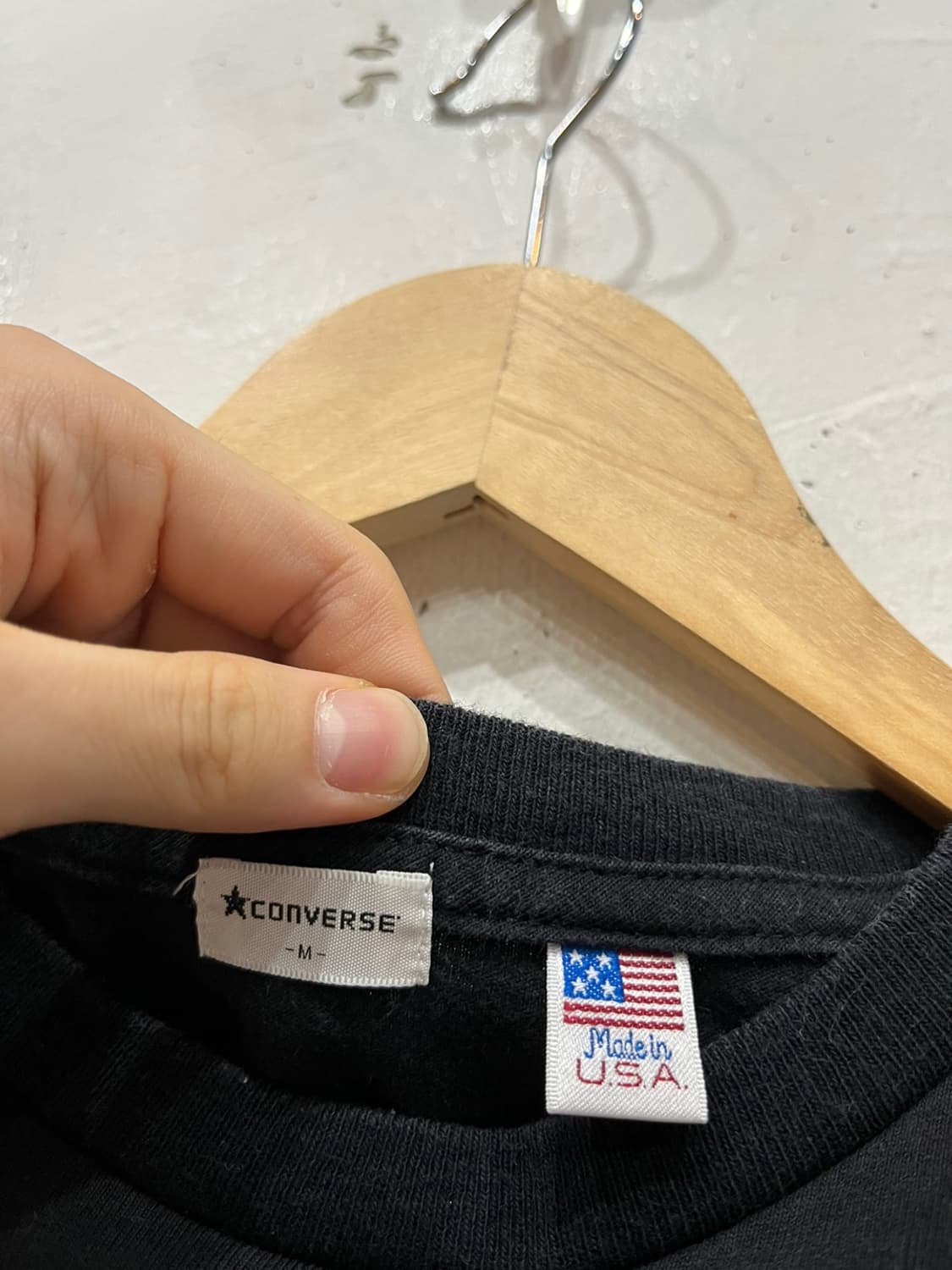 컨버스 ALL STAR 로고 반팔 티셔츠 Made in USA  상품이미지2