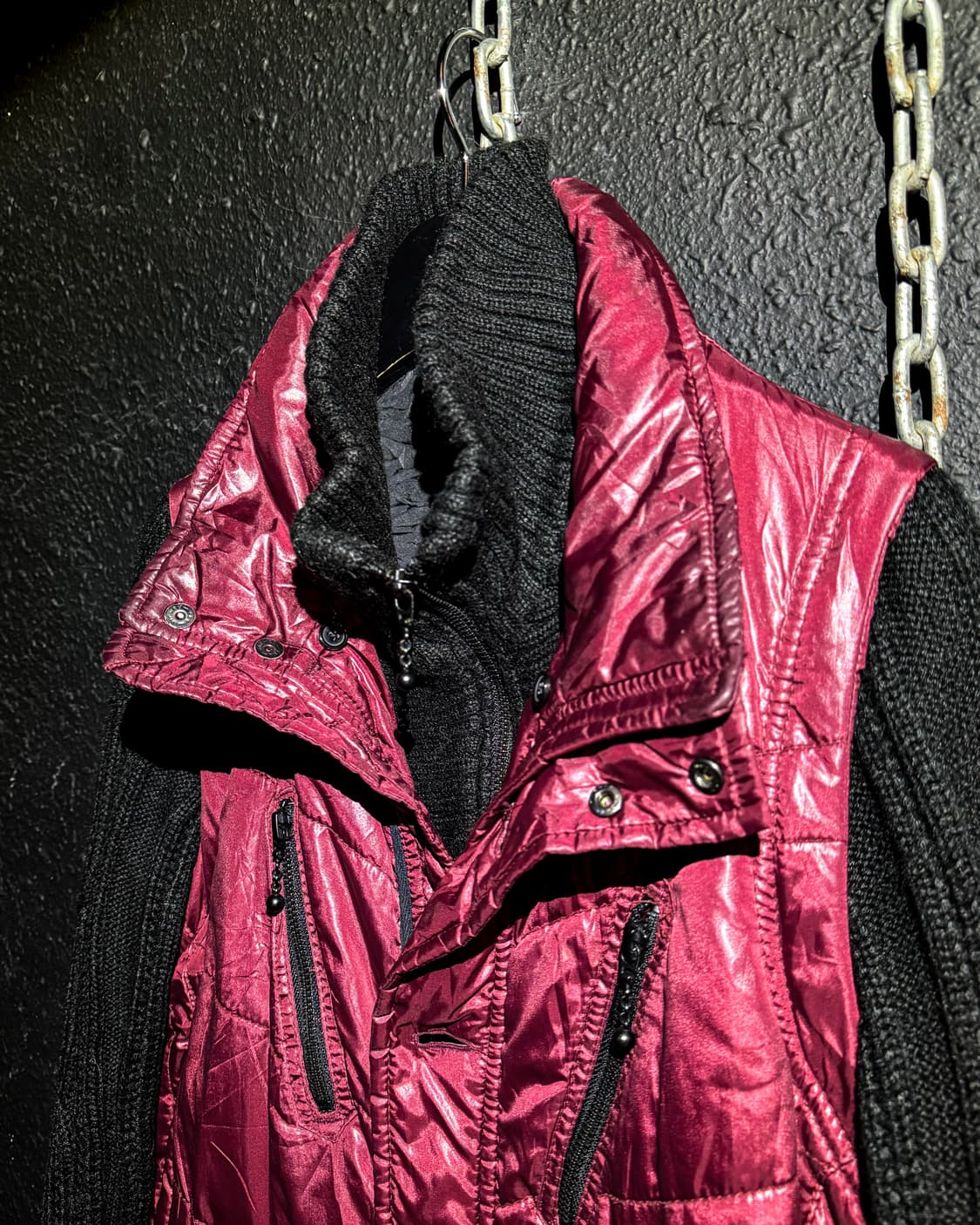 HIDEAWAYS NICOLE – Burgundy Quilted Knit 상품이미지4