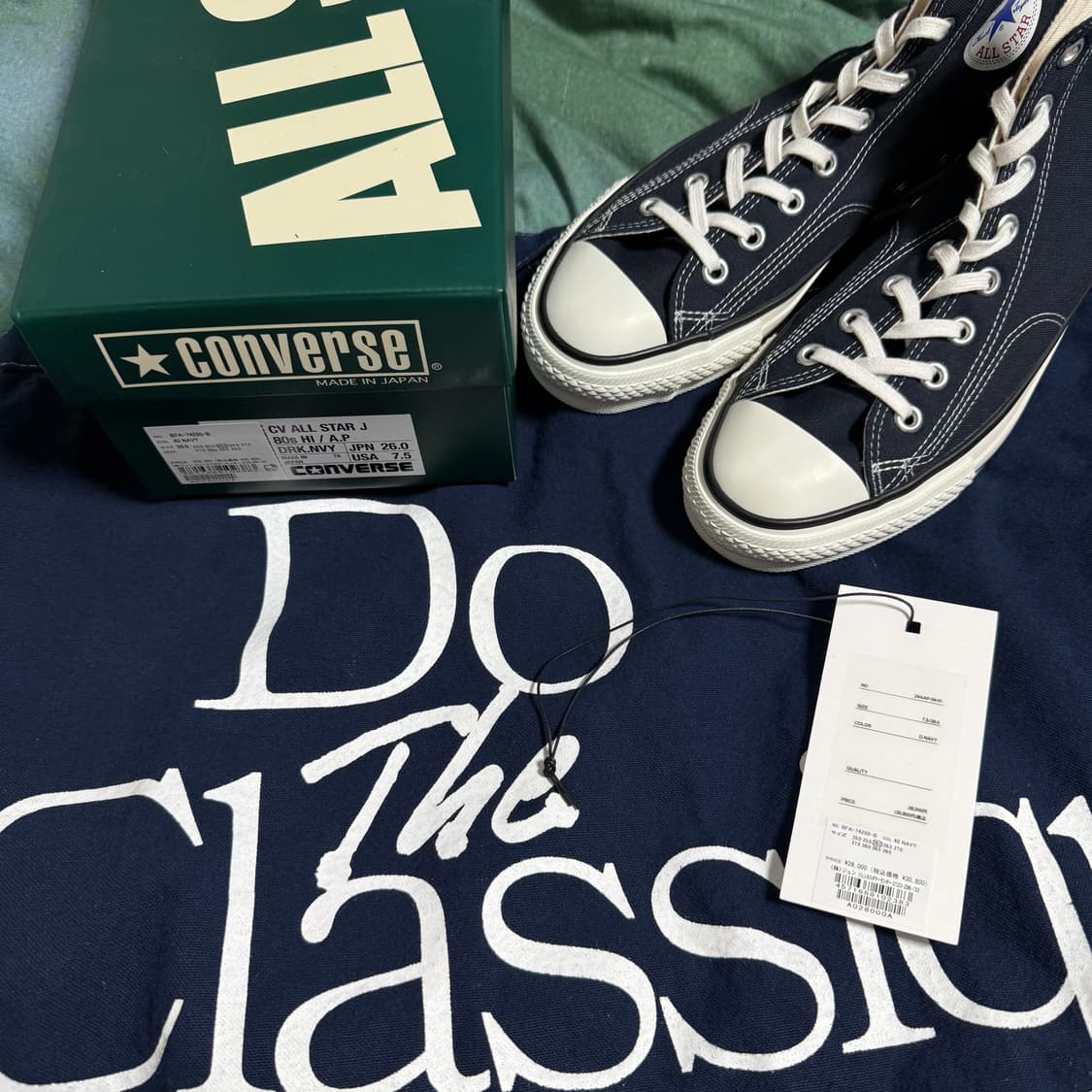 [7.5, 260/새상품]아프레쎄 컨버스 BIOTOP 별주 올스타 하이 상품이미지10