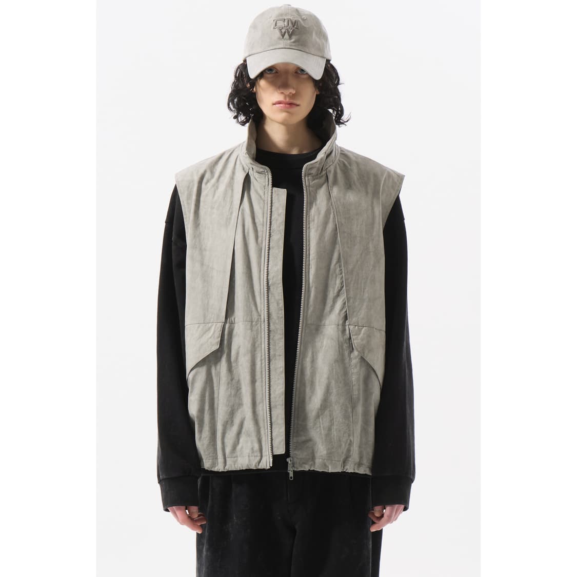 [100] 커스텀멜로우 25ss 하이넥 베스트 그레이 상품이미지9