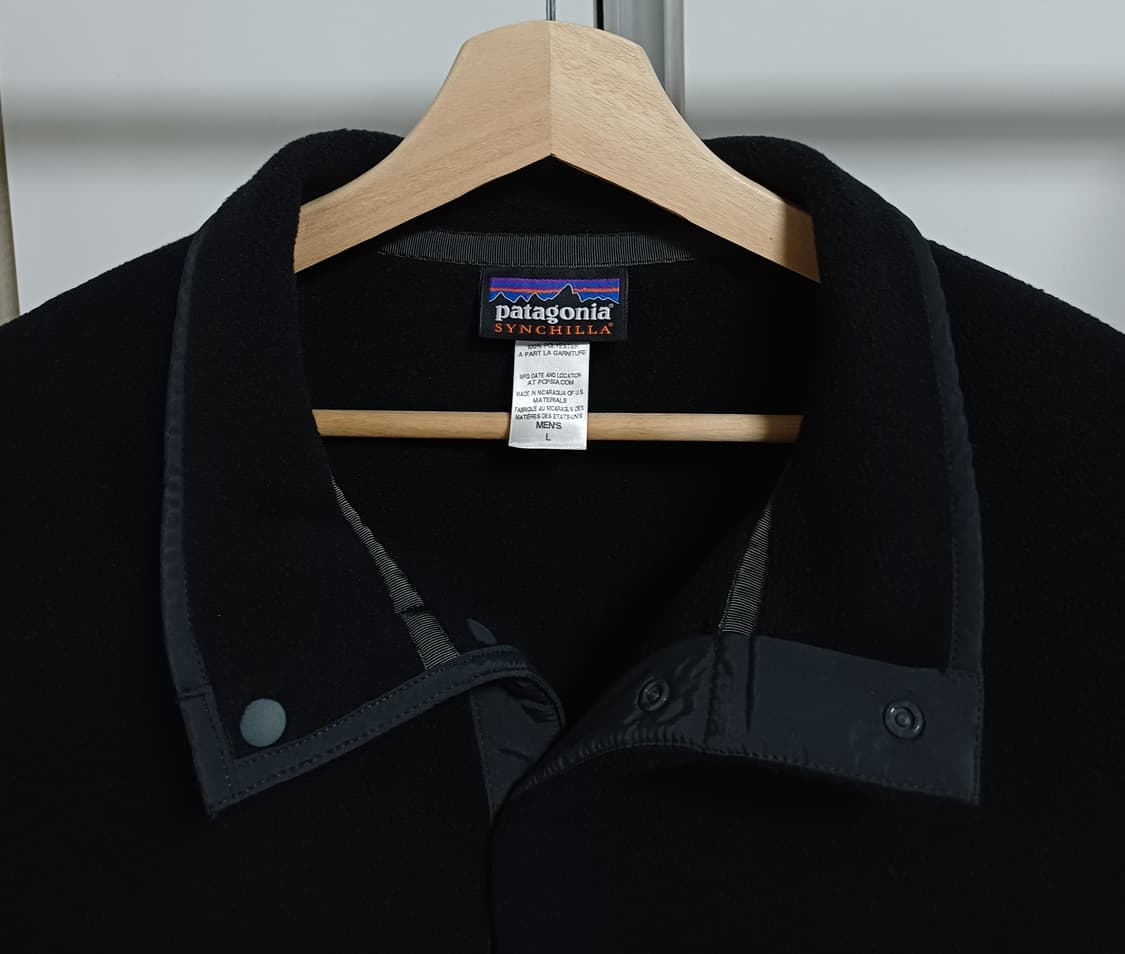 🇳🇮 [L] 파타고니아 신칠라 스냅티 - 블랙 / 포지 그레이  상품이미지4
