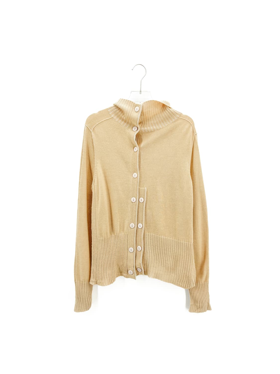 빈티지 딥 아이보리 버튼 가디건 상품이미지1