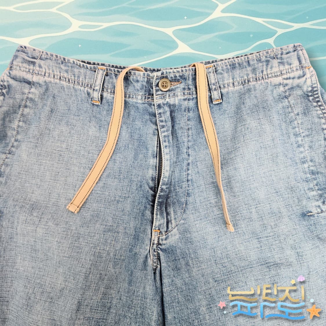 34 POLO 폴로 진스 데님 하프쇼츠 청반바지 상품이미지2
