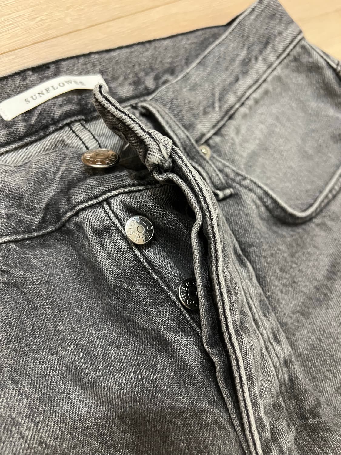 선플라워 와이드 트위스트 데님 30/32 상품이미지3