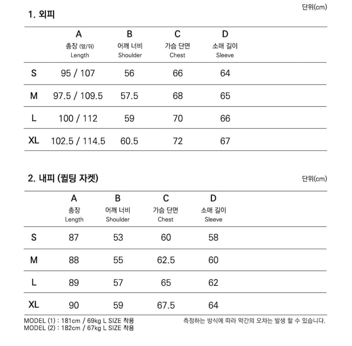 프리즘윅스 야상 s 상품이미지2