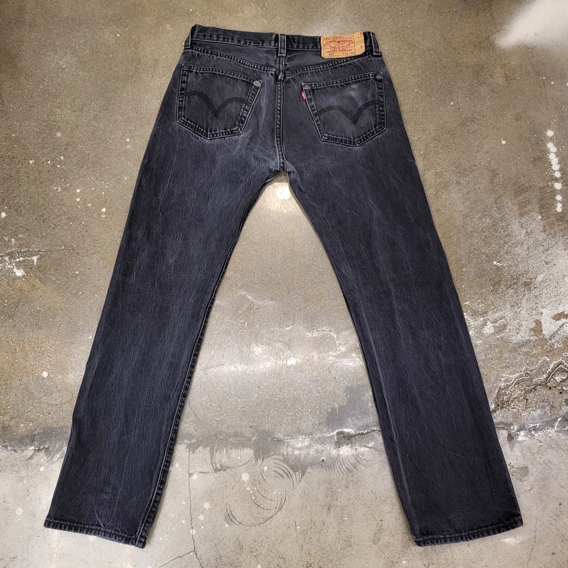 Levi's 오리지널 리바이스 501 블랙진 상품이미지6