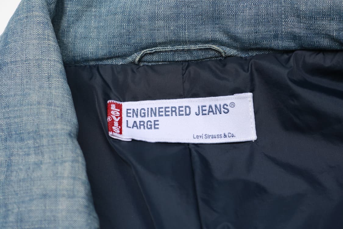 [L] 00's 리바이스 엔지니어드 샴브레이 자켓 상품이미지4