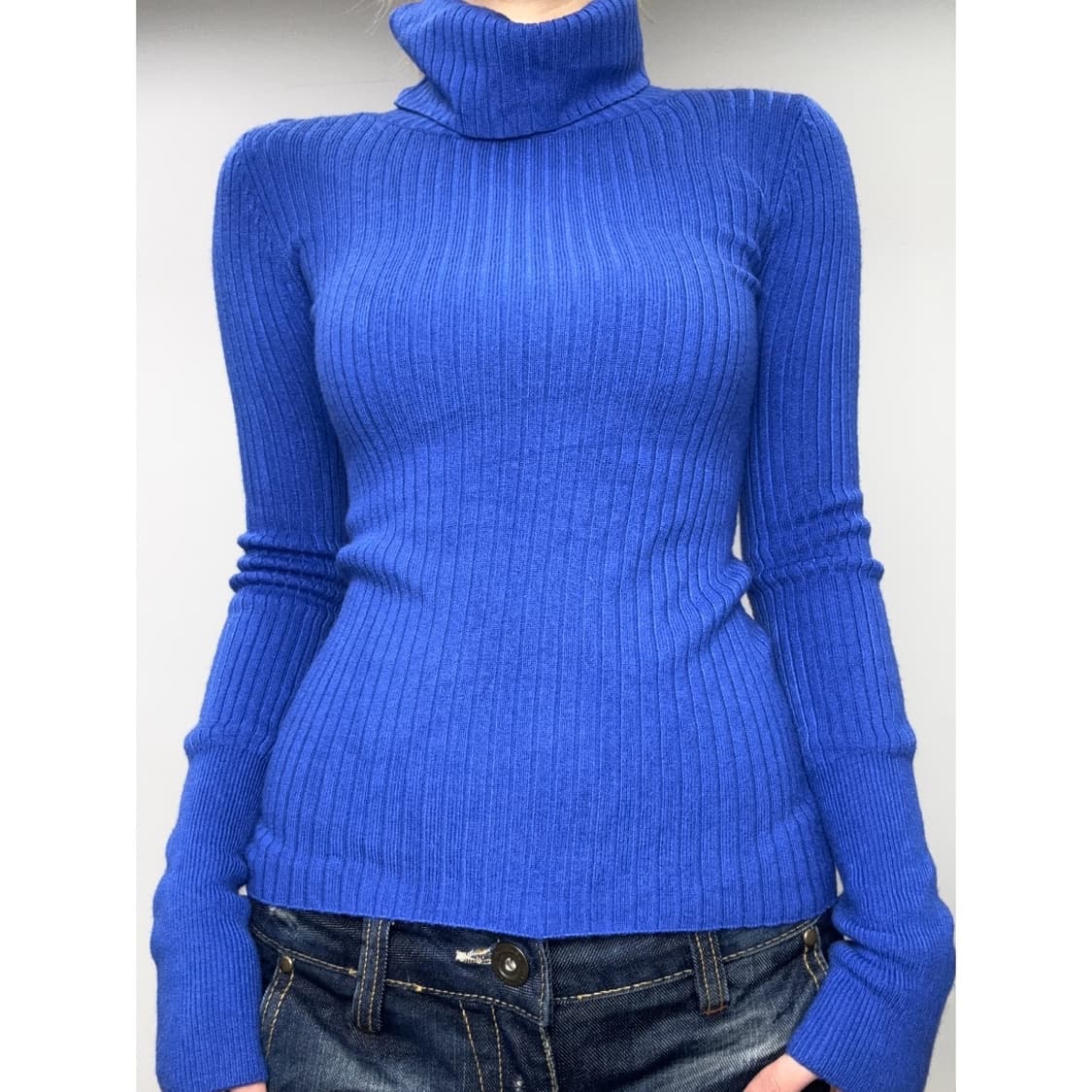 빈티지 블루 롱슬리브 이너 상품이미지1