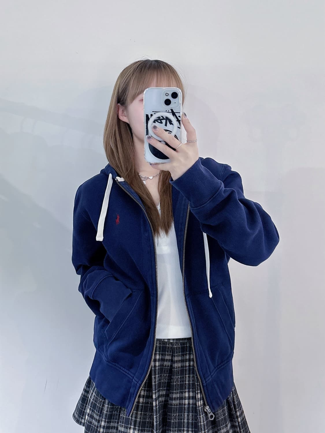 폴로랄프로렌 네이비 포니 후드집업 상품이미지3