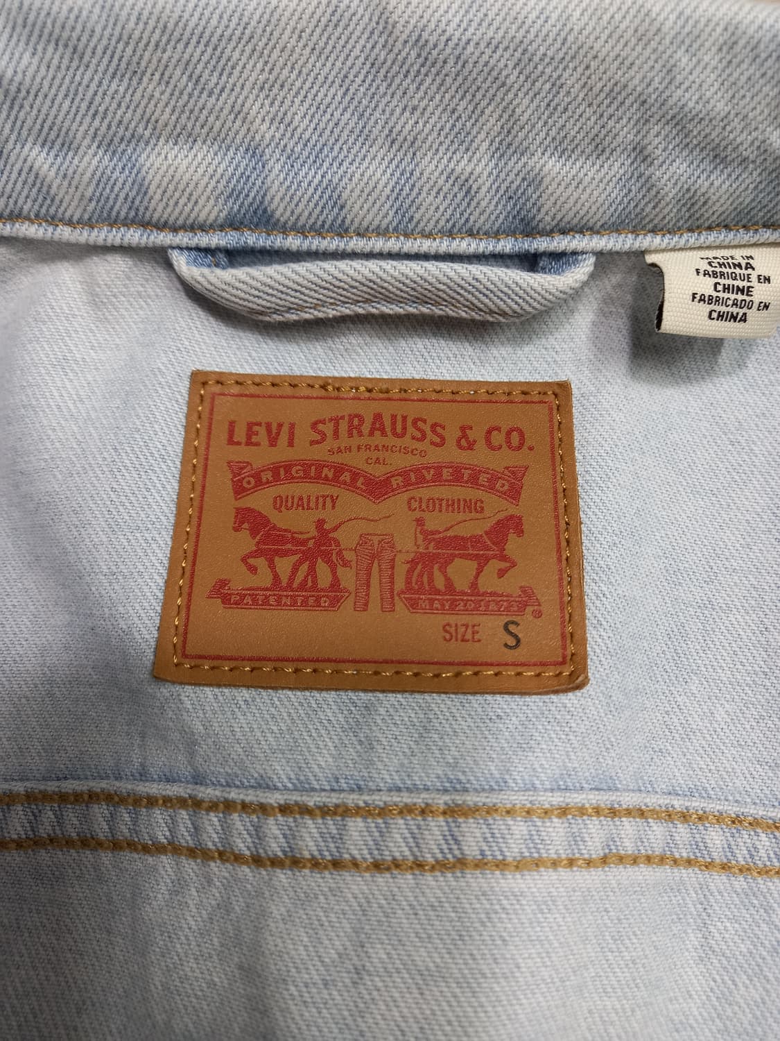 M90 리바이스29944 데님자켓 연청 M-06 상품이미지6