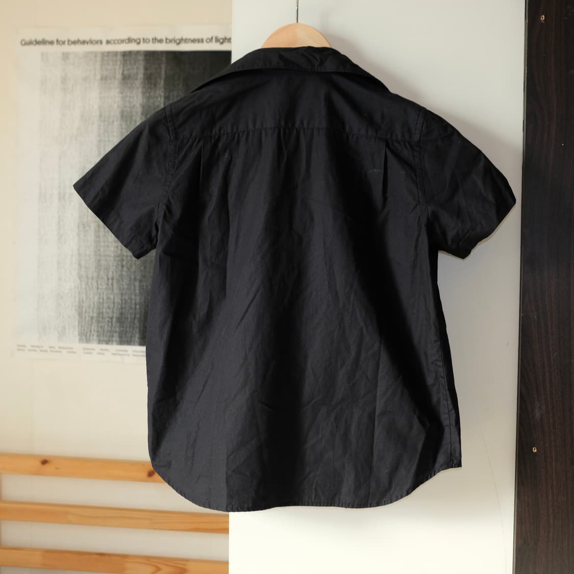 tricot 꼼데가르송 반팔 블라우스 블랙 xs 상품이미지5