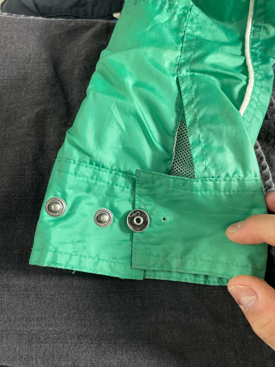 CLRIDE.n 클라이드엔 그린 바람막이 자켓 상품이미지5