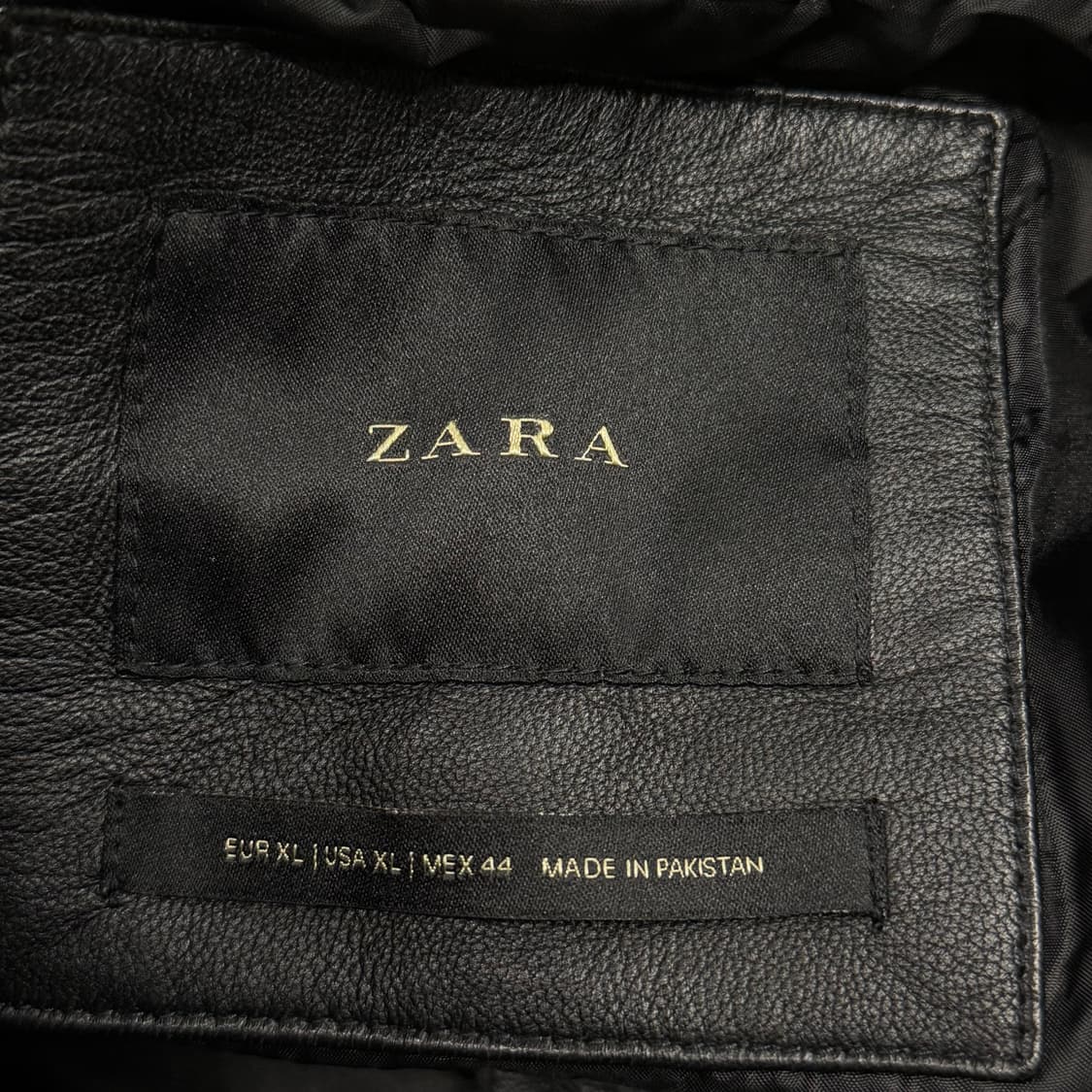 [정품/XL] 자라 블랙 레더 라이더 자켓 b16 상품이미지5