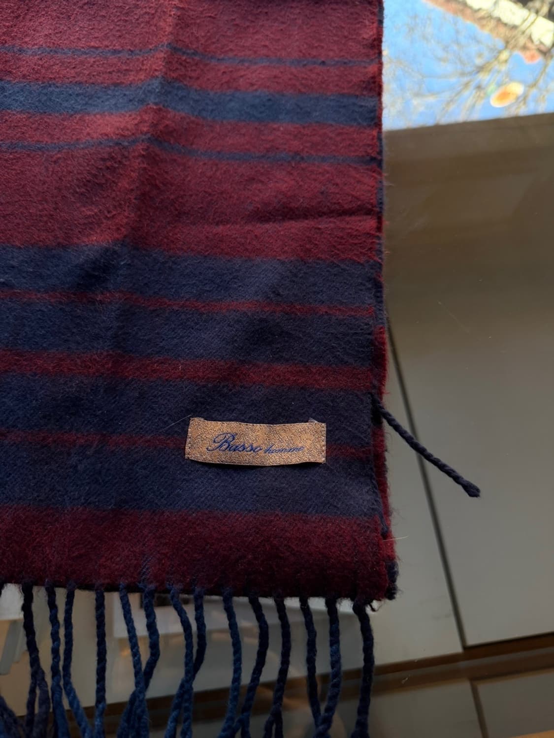 바쏘 캐시미어 머플러 상품이미지9